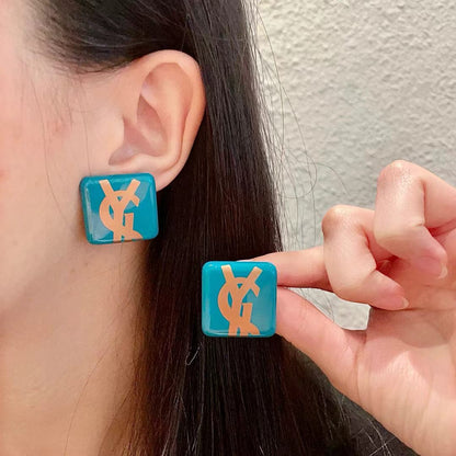 [Sprite Jewelry]Classic Letter Earrings