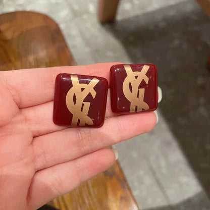 [Sprite Jewelry]Classic Letter Earrings