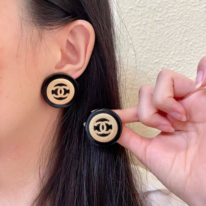 [Sprite Jewelry]Classic Double C Earrings