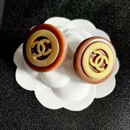 [Sprite Jewelry]Classic Double C Earrings