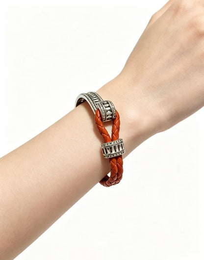 ¡®Sprite Jewelry2026 New Half-Diamond Horseshoe Buckle Bangle