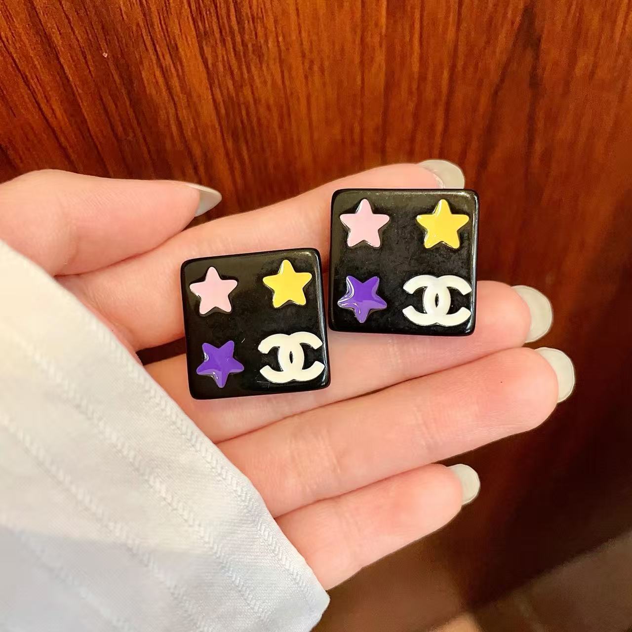 [Sprite Jewelry]Square Stud Earrings