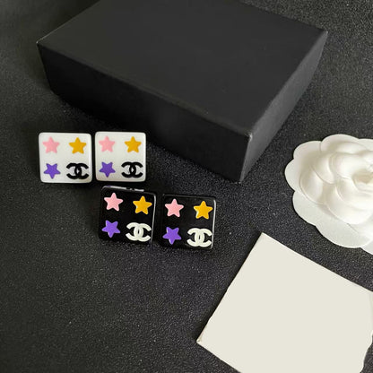 [Sprite Jewelry]Square Stud Earrings