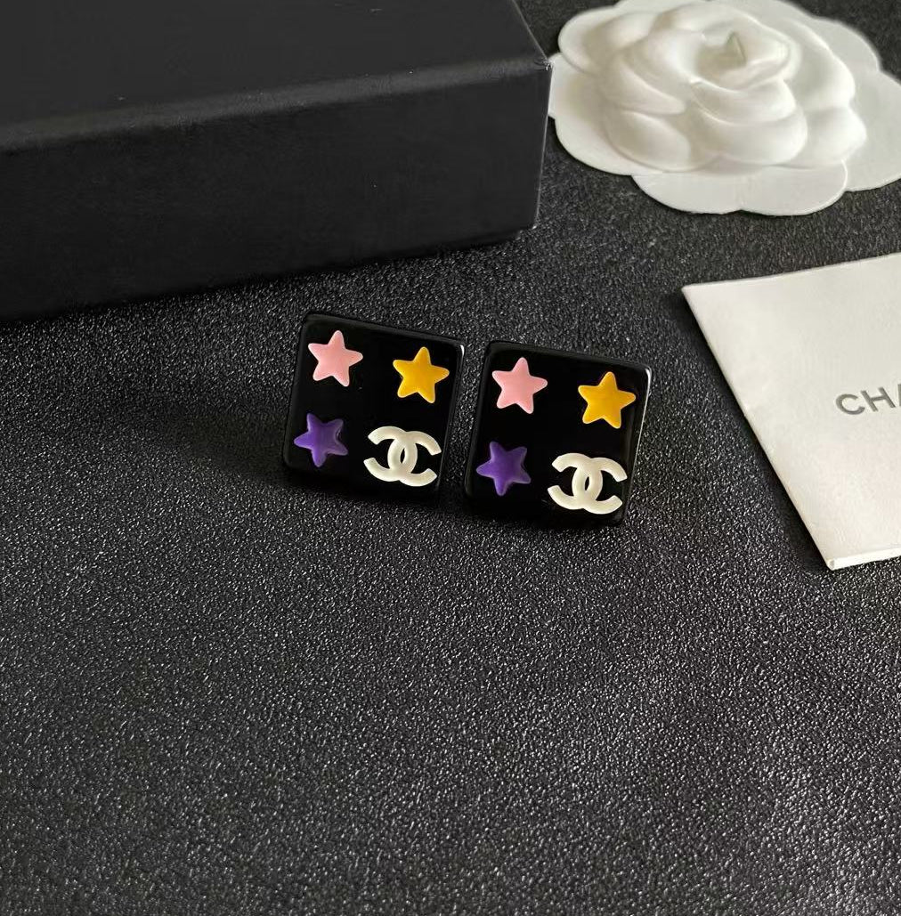 [Sprite Jewelry]Square Stud Earrings