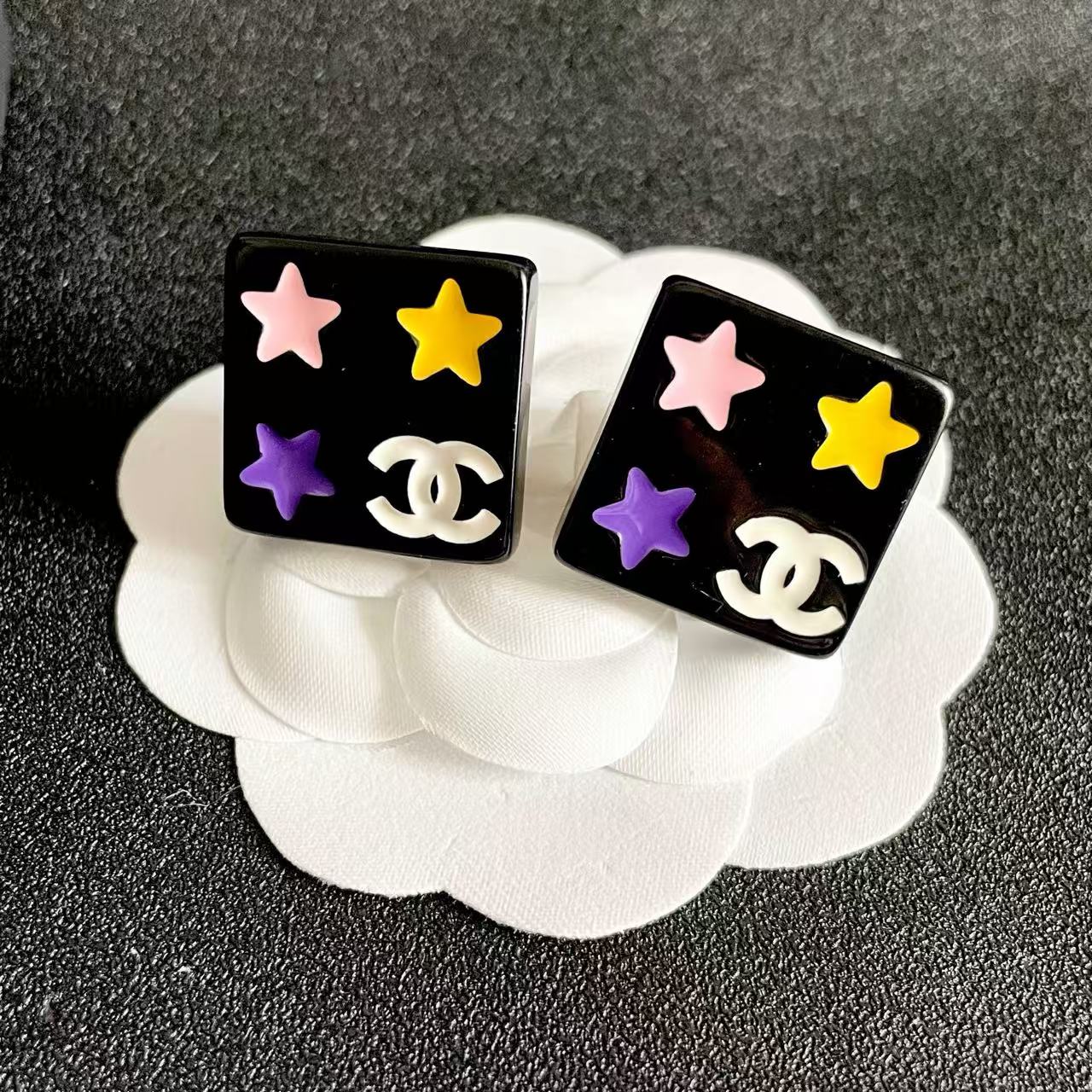 [Sprite Jewelry]Square Stud Earrings