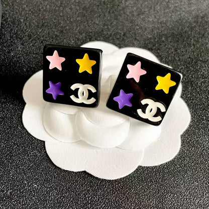 [Sprite Jewelry]Square Stud Earrings