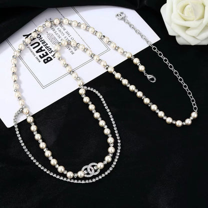 [Sprite Jewelry]Double C Pearl Waist Chain