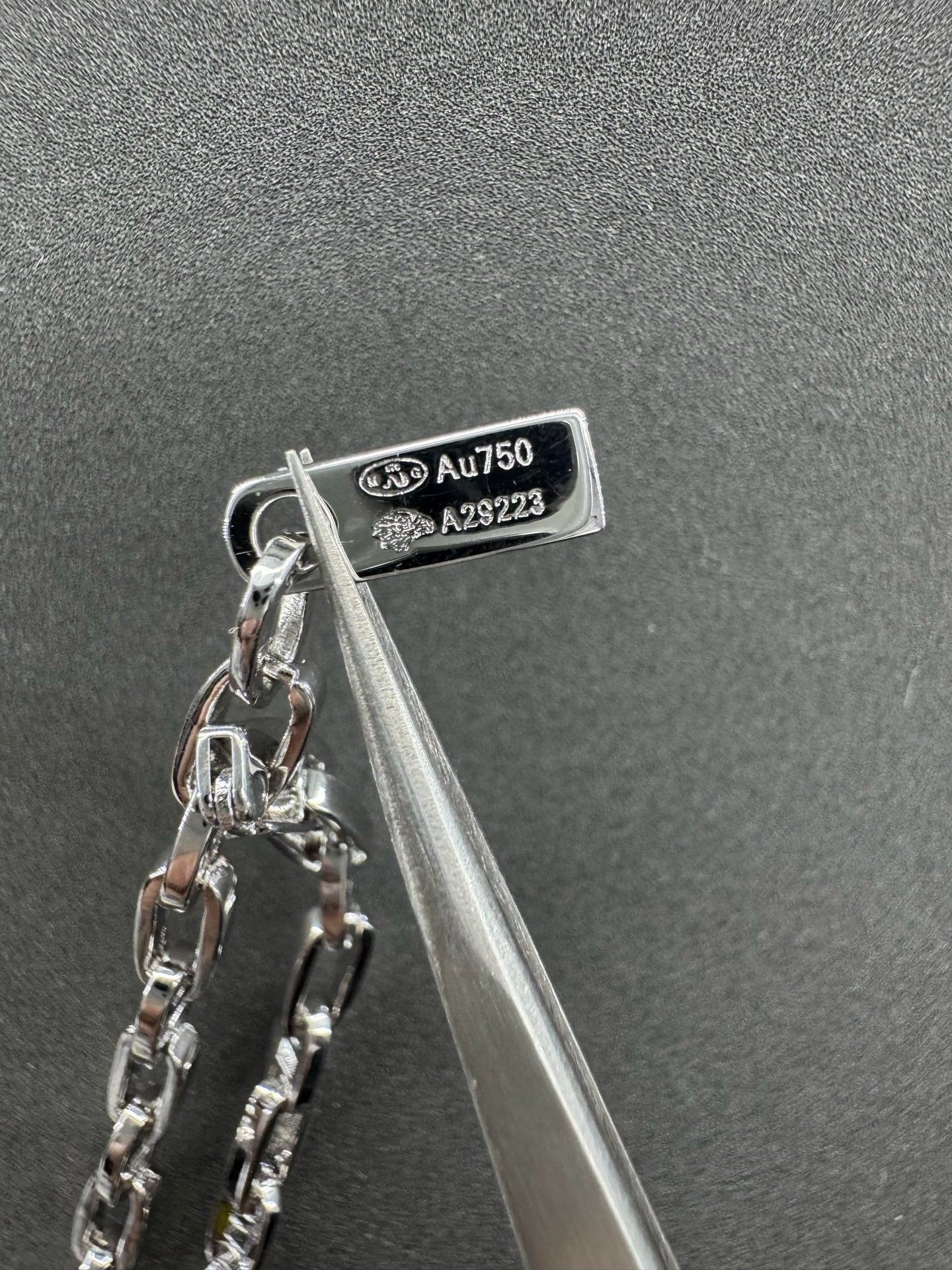 [Sprite Jewelry] Move Link Pave Diamond Chain Necklace