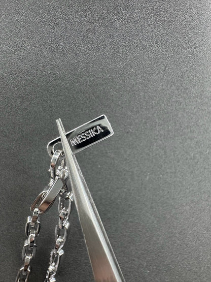 [Sprite Jewelry] Move Link Pave Diamond Chain Necklace