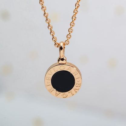[Sprite Jewelry] T  Round Double-Sided Mother-of-Pearl Necklace