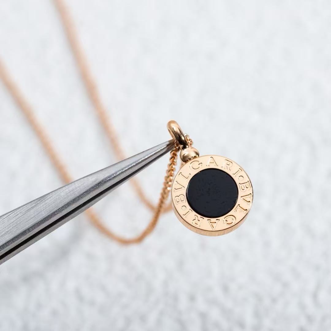 [Sprite Jewelry] T  Round Double-Sided Mother-of-Pearl Necklace