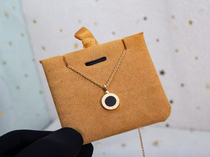 [Sprite Jewelry] T  Round Double-Sided Mother-of-Pearl Necklace