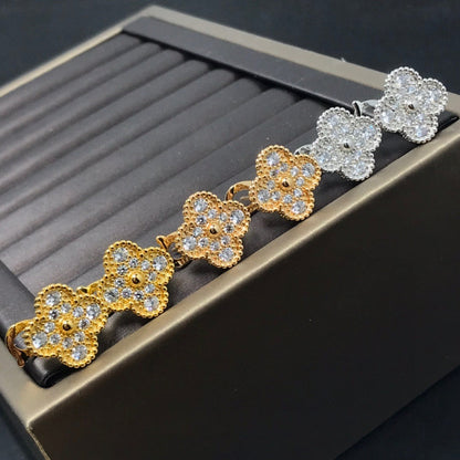 ¡®Sprite Jewelry¡¯Full Pave Clover Stud Earrings