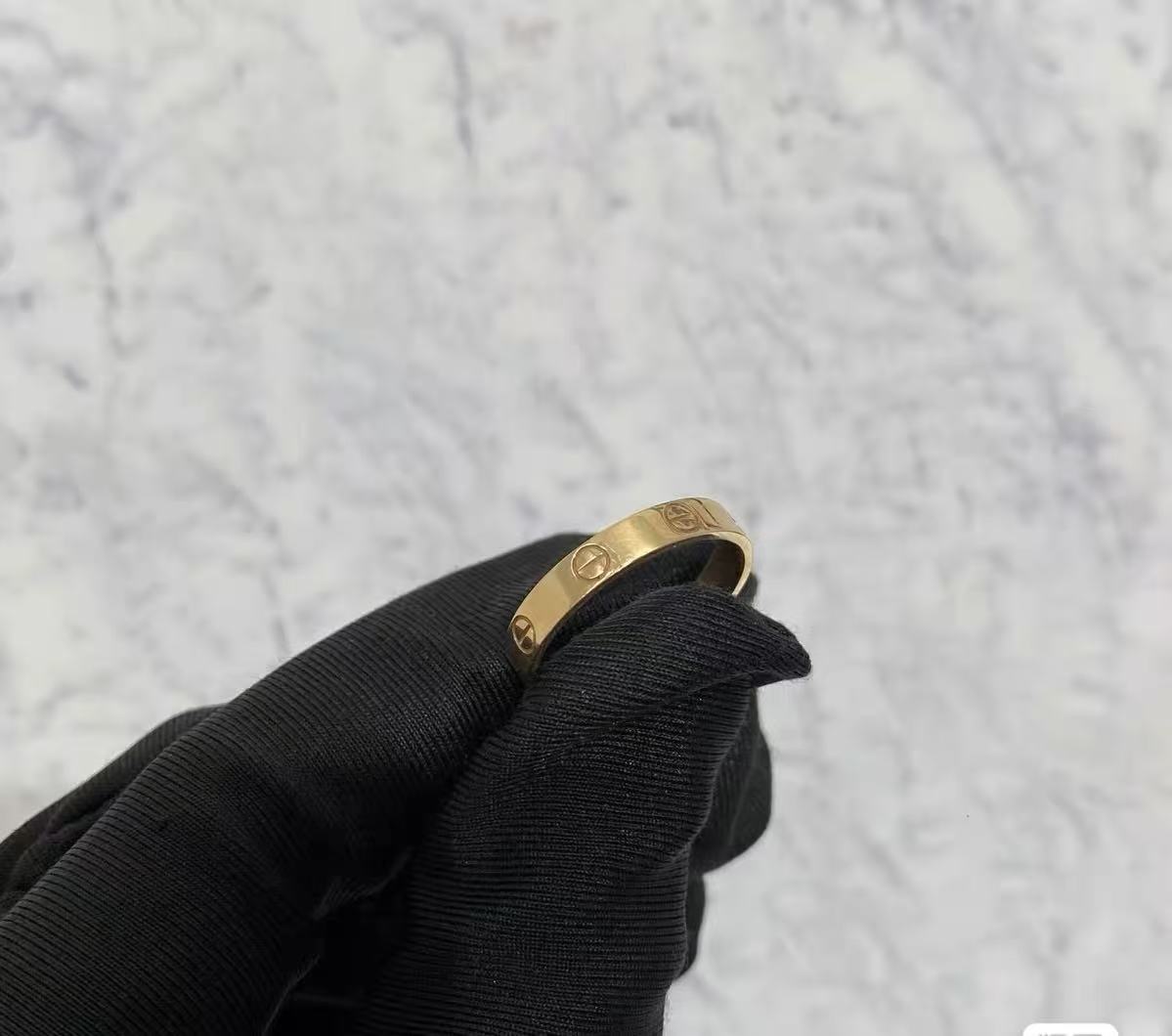 ¡®Sprite Jewelry¡¯LOVE RING 4MM Plain version, GOLD