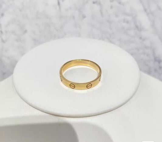 ¡®Sprite Jewelry¡¯LOVE RING 4MM Plain version, GOLD