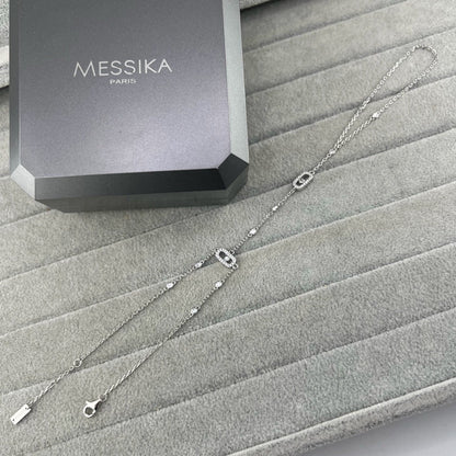 [Sprite Jewelry] Flexible Arm Chain Bracelet with Sliding Diamonds