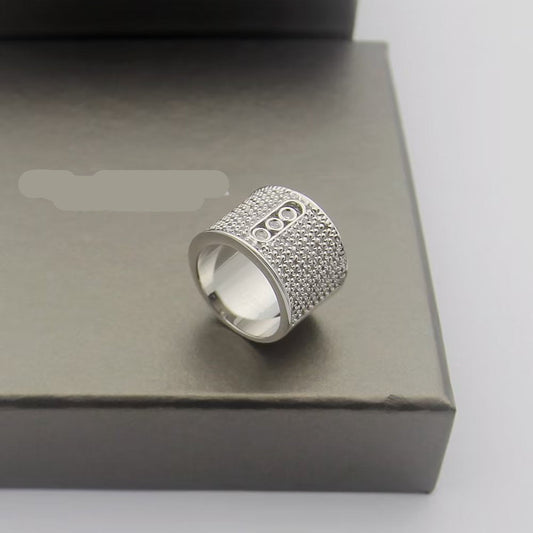 [Sprite Jewelry] Move Wide Full Pavé Diamond Ring