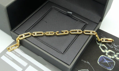 [Sprite Jewelry]Large Full Diamond Unisex Sliding Bracelet with Moissanite
