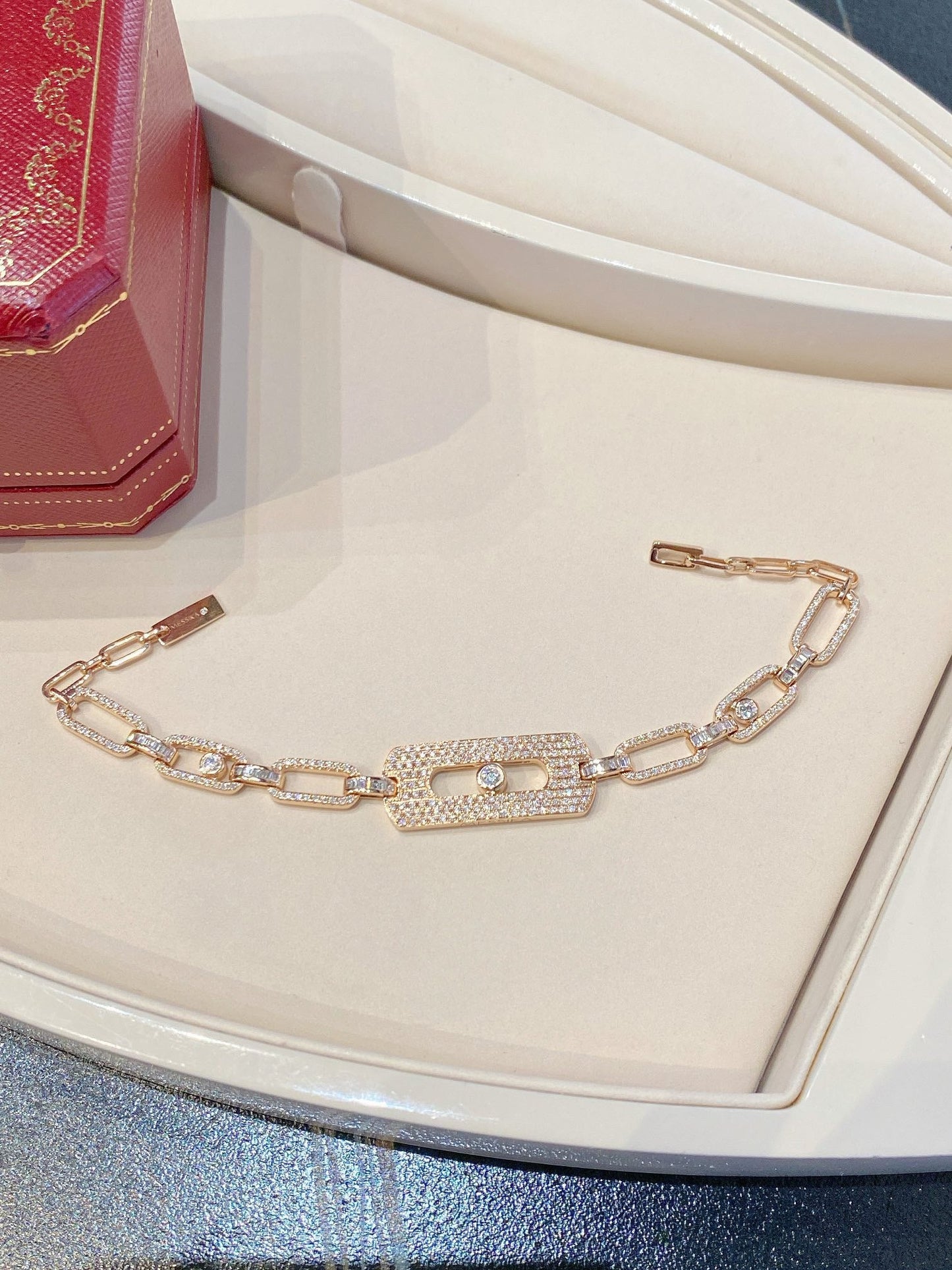 [Sprite Jewelry]My Move Pavé Chain Bracelet