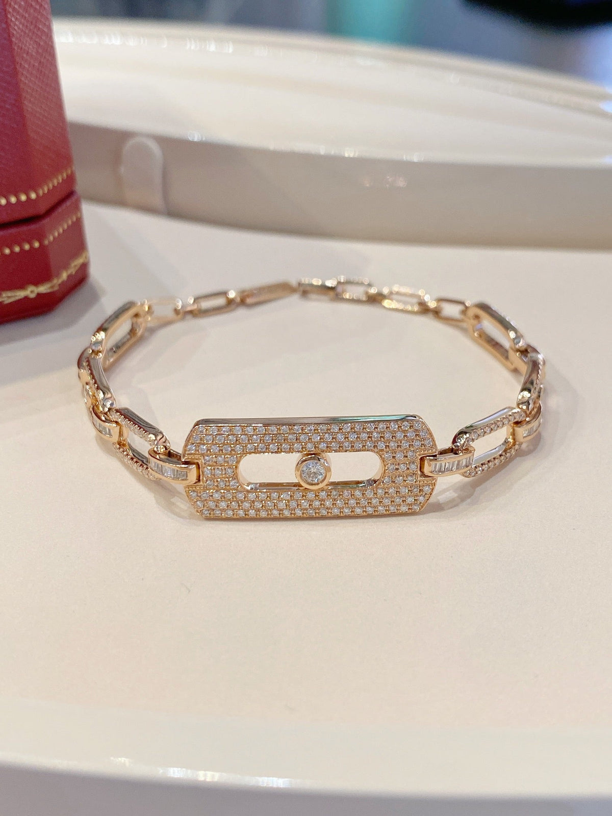 [Sprite Jewelry]My Move Pavé Chain Bracelet