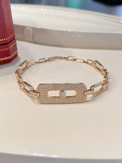 [Sprite Jewelry]My Move Pavé Chain Bracelet