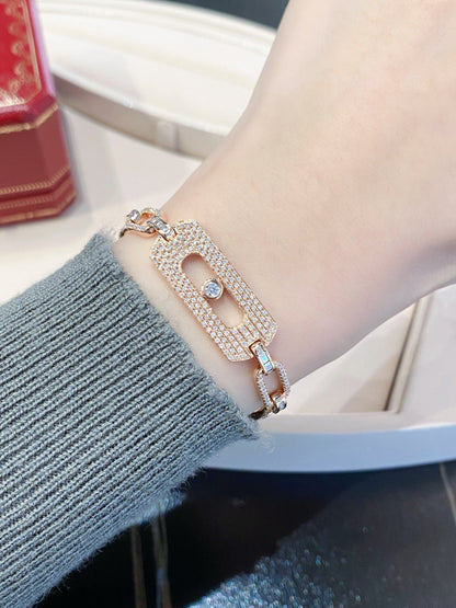[Sprite Jewelry]My Move Pavé Chain Bracelet