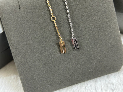 [Sprite Jewelry]Heart Sliding Diamond Bracelet