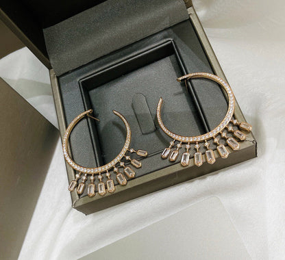 [Sprite Jewelry] Kate Moss Tassel Hoop Earrings