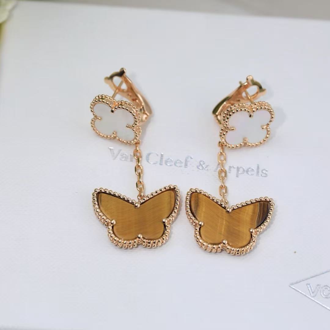 ¡®SpriteJewelry¡¯CLOVER MEDIUM 1 MOTIFS CARNELIAN  DIAMOND earrings