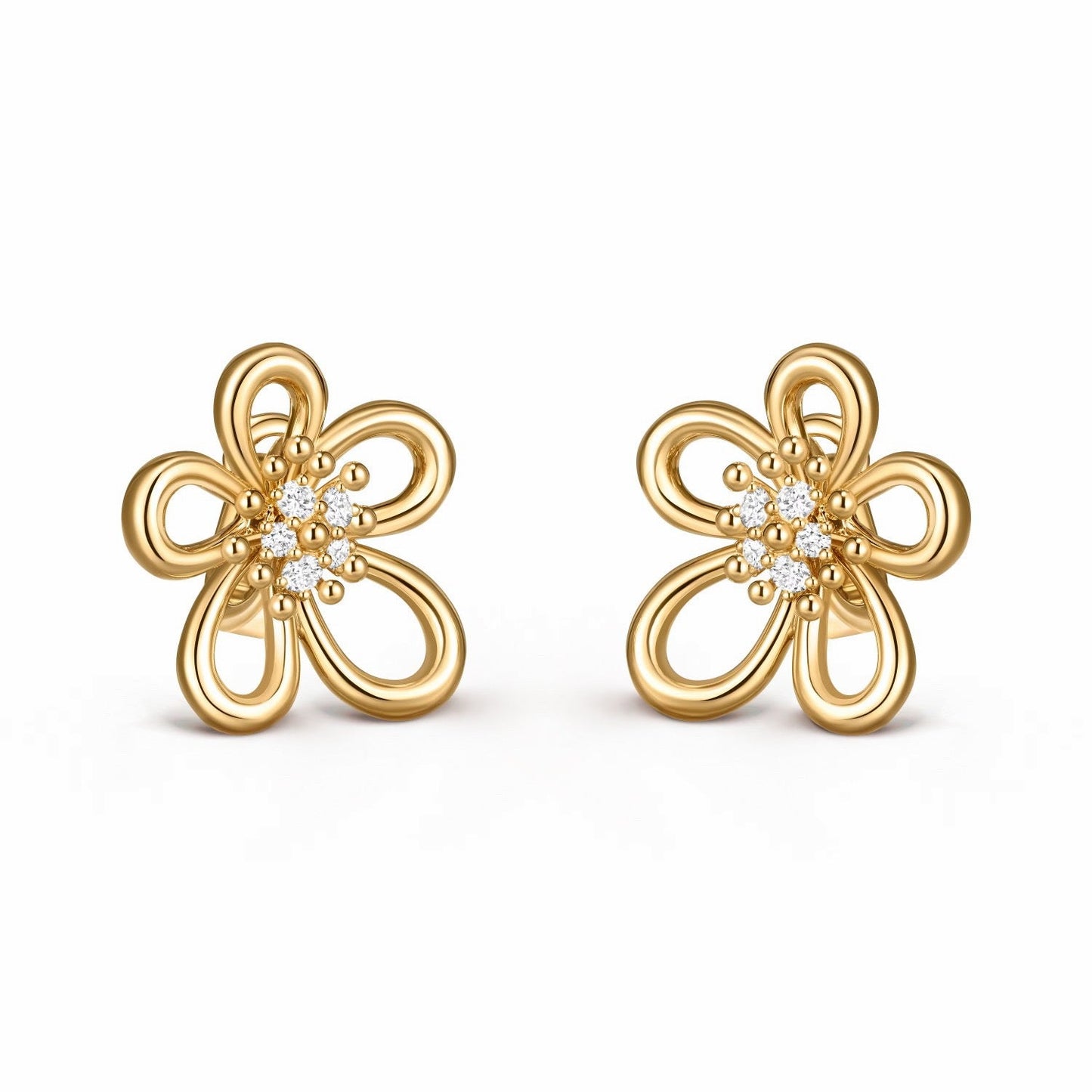 [SpriteJewelry]Flowerlace Stud Earrings,