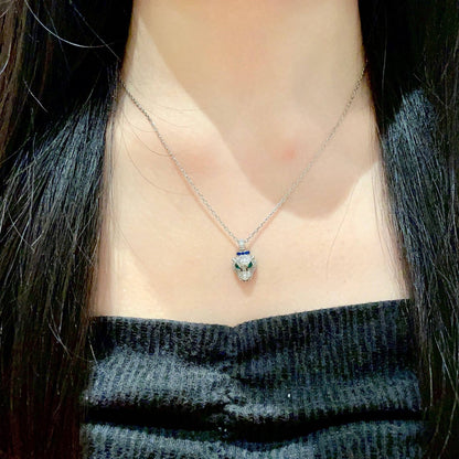 ¡®SpriteJewelry¡¯Panthère de Cartier Pavé‑Diamond Necklace