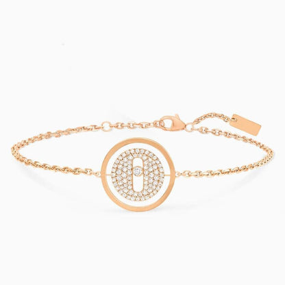 [Sprite Jewelry]LUCKY MOVE DIAMOND PAVED BRACELET