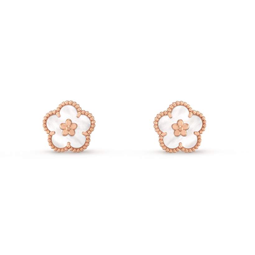 ¡®Sprite Jewelry¡¯LUCKY PINK GOLD WHITE MOP EARRINGS