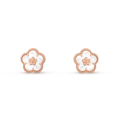 ¡®Sprite Jewelry¡¯LUCKY PINK GOLD WHITE MOP EARRINGS