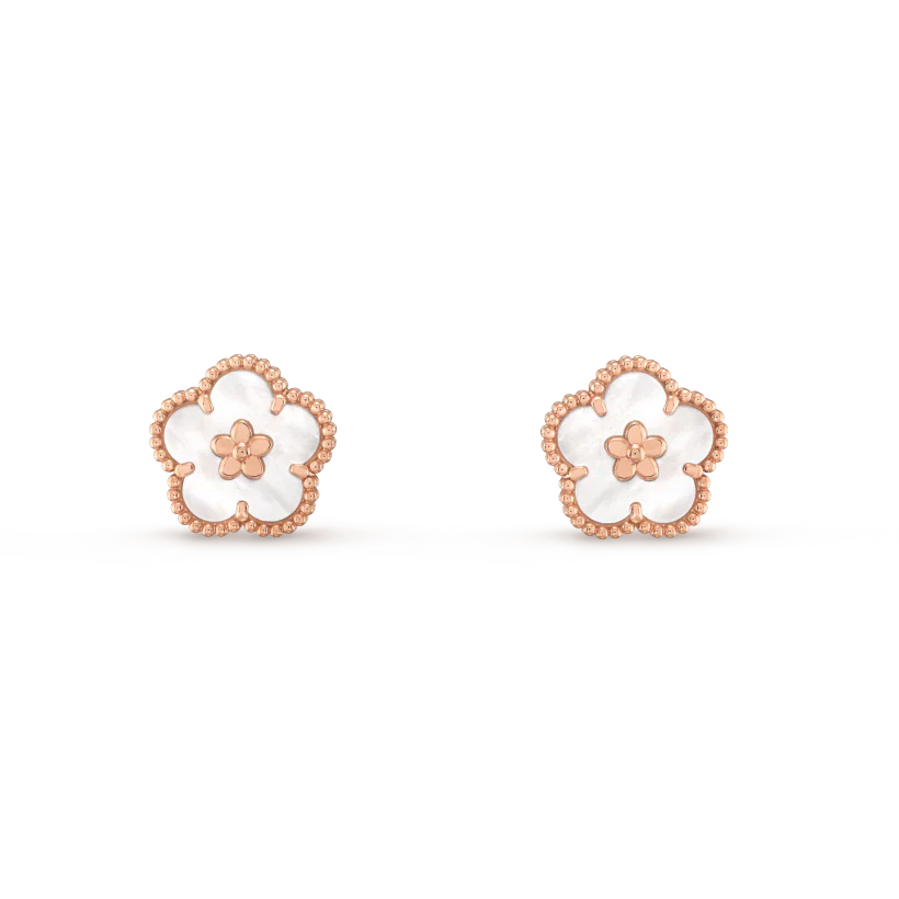 [Sprite Jewelry]LUCKY WHITE MOP EARRINGS