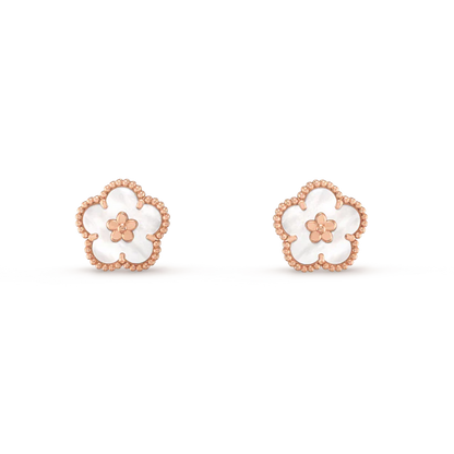 [Sprite Jewelry]LUCKY WHITE MOP EARRINGS