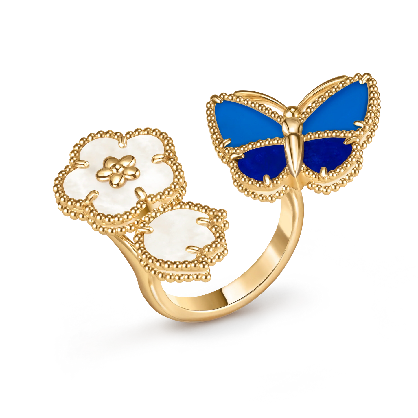 [Sprite Jewelry] 2026 NEW MODEL SPRING LUCKY 3 MOTIF GOLD RING