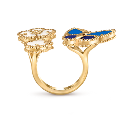[Sprite Jewelry] 2026 NEW MODEL SPRING LUCKY 3 MOTIF GOLD RING