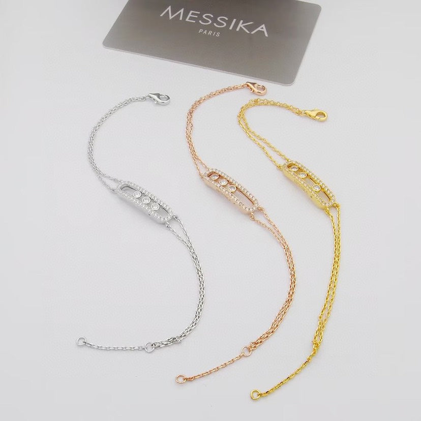 [Sprite Jewelry] Move Classique pavé bracelet