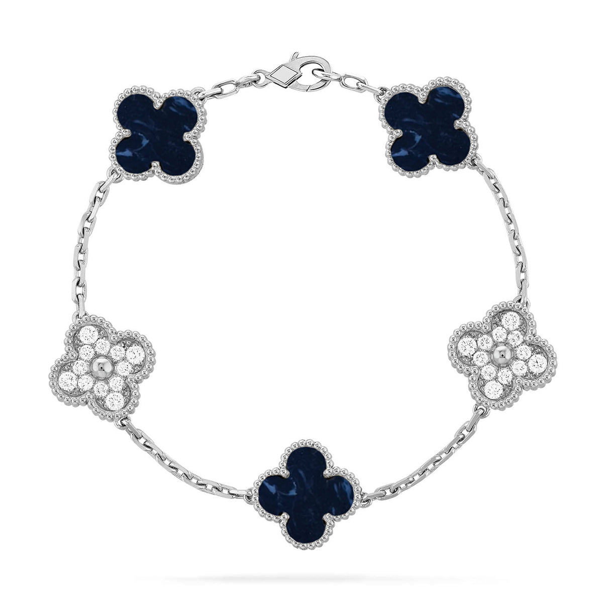 [Sprite Jewelry]New CLOVER 5 MOTIF PIETERSITE BRACELET COLLECTION