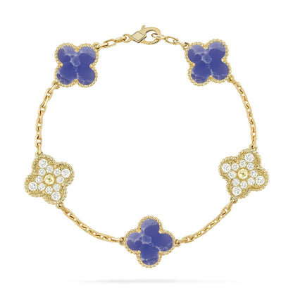 [Sprite Jewelry]New CLOVER 5 MOTIF BLUE VEINS BRACELET COLLECTION