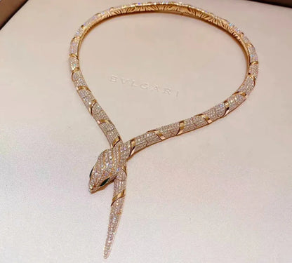 [✨Sprite Jewelry✨]HAUTE COUTURE GOLD SERPENTI NECKLACE