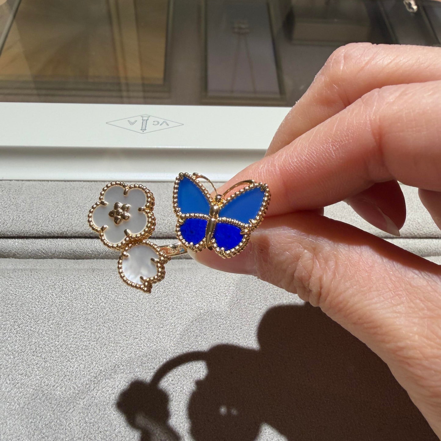 [Sprite Jewelry] 2026 NEW MODEL SPRING LUCKY 3 MOTIF GOLD RING