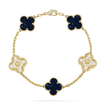 [Sprite Jewelry]New CLOVER 5 MOTIF PIETERSITE BRACELET COLLECTION