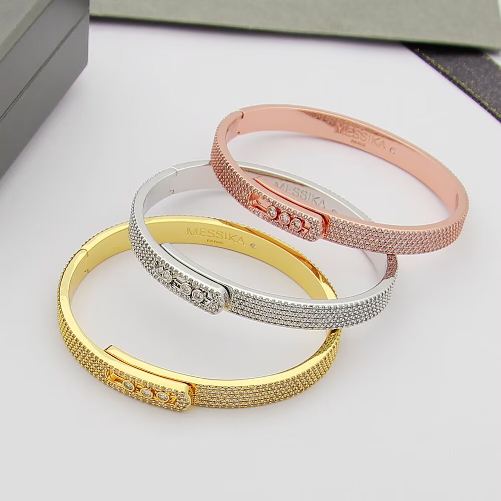[Sprite Jewelry]Move Noa Full Pavé Diamond Bangle Bracelet
