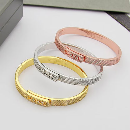 [Sprite Jewelry]Move Noa Full Pavé Diamond Bangle Bracelet