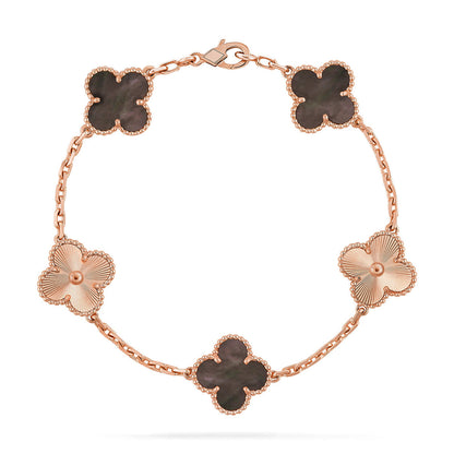 [Sprite Jewelry]New CLOVER 5 MOTIF GRAY MOP BRACELET COLLECTION