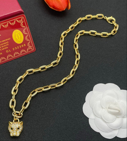 ¡®Sprite Jewelry¡¯Lion Head Link Chain Necklace