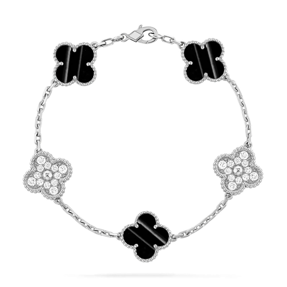 [Sprite Jewelry]New  CLOVER 5 MOTIF PULSAR STONE BRACELET COLLECTION