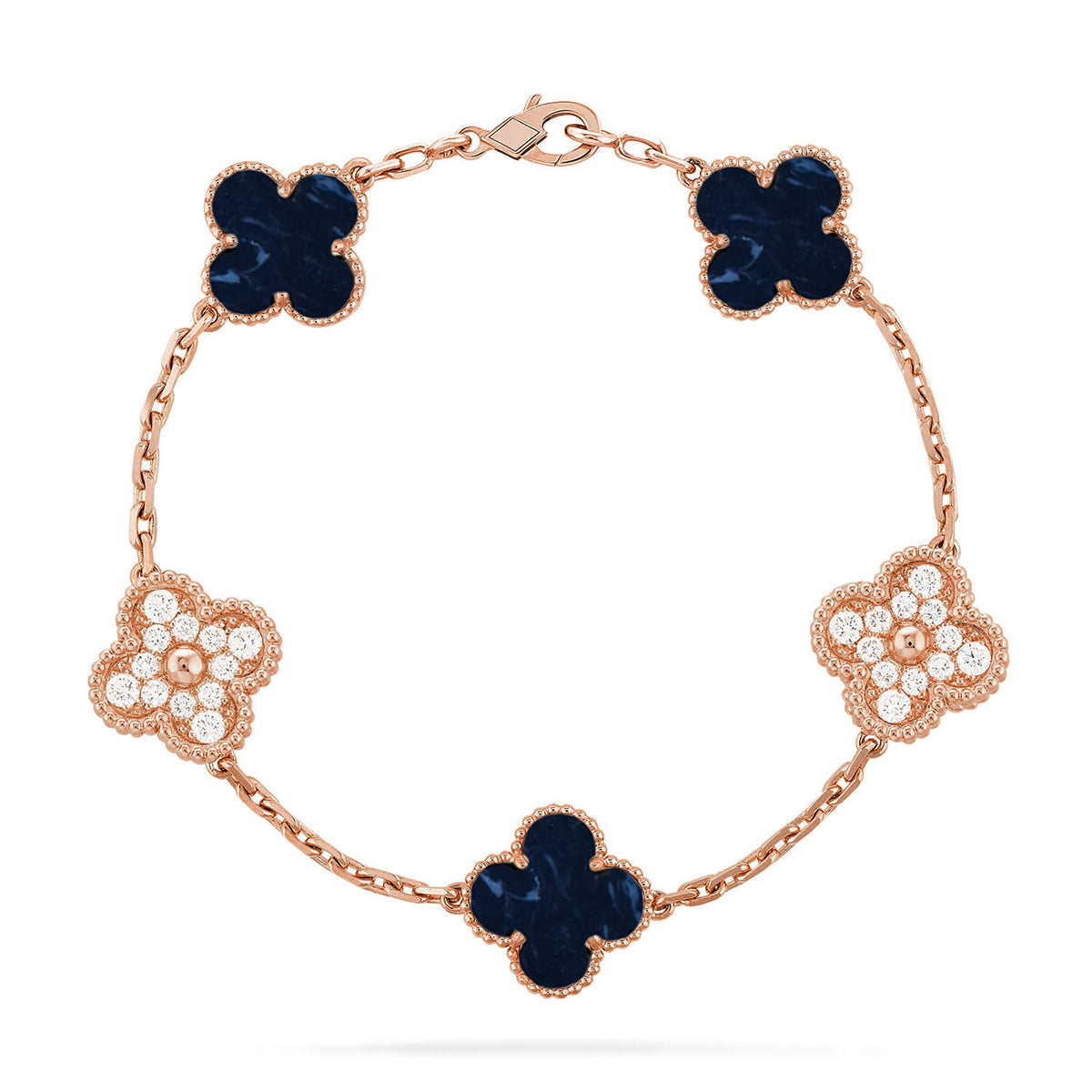 [Sprite Jewelry]New CLOVER 5 MOTIF PIETERSITE BRACELET COLLECTION